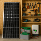 Panel Solar Monocristalino Kit Solar Casas Fincas 100w 18v