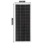 Panel Solar Monocristalino Kit Solar Casas Fincas 100w 18v