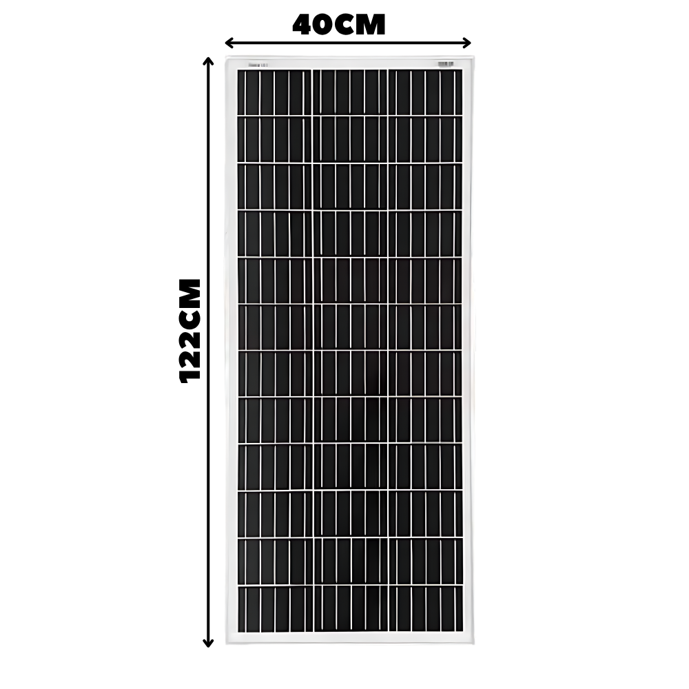 Panel Solar Monocristalino Kit Solar Casas Fincas 100w 18v