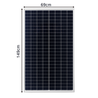 Thumbnail for Panel Solar Monocristalino 150w 36v Casas Fincas Kit Solar