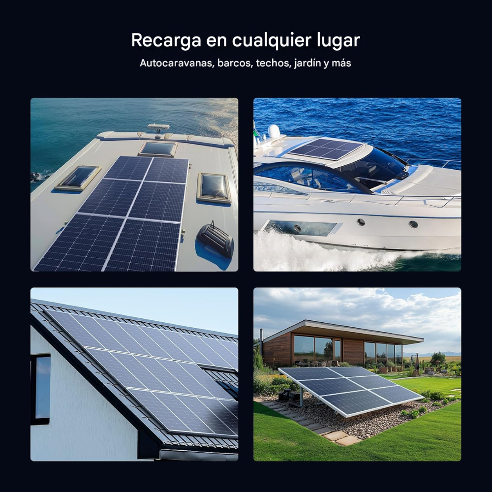 Panel Solar Monocristalino 200w 36v Casas Fincas Kit Solar