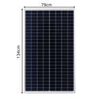 Panel Solar Monocristalino 200w 36v Casas Fincas Kit Solar