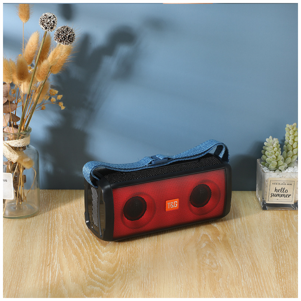 Parlante Bluetooth Altavoz Portatil Tg-345 Tws Luces Led 10w