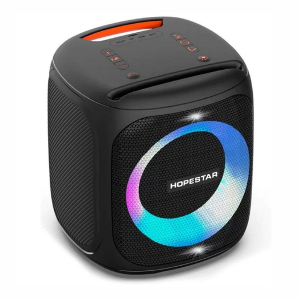 Parlante Bluetooth Portatl Hopstar Party 100 Microfono 50w