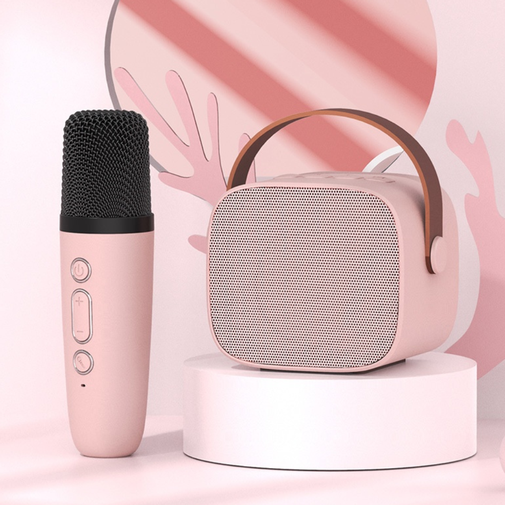 🎤Parlante Bluetooth Karaoke Micrófono Inalámbrico As202