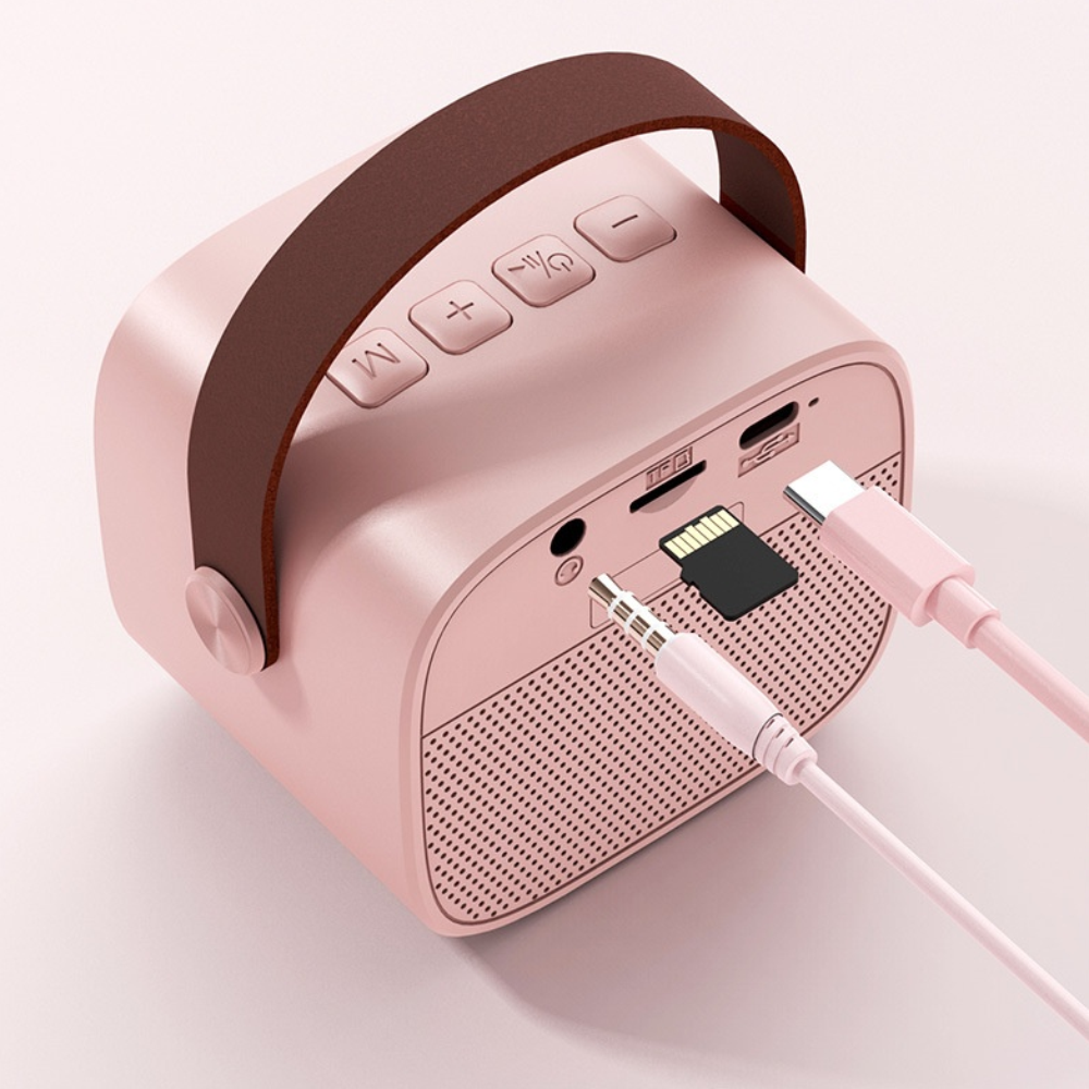 🎤Parlante Bluetooth Karaoke Micrófono Inalámbrico As202