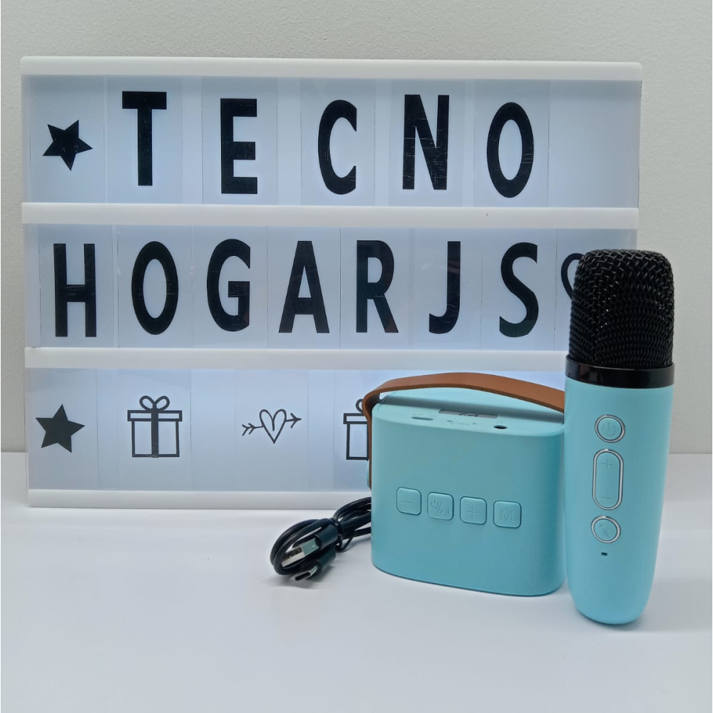 🎤Parlante Bluetooth Karaoke Micrófono Inalámbrico As202