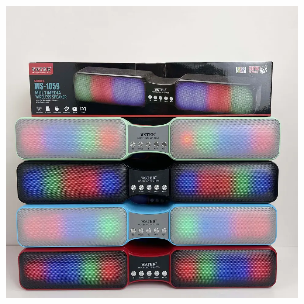 Parlante Bluetooth Barra Wireless Estéreo Radio Fm