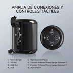 Mini Parlante Portatil Recargable 1 Hora De Bateria Radiofm