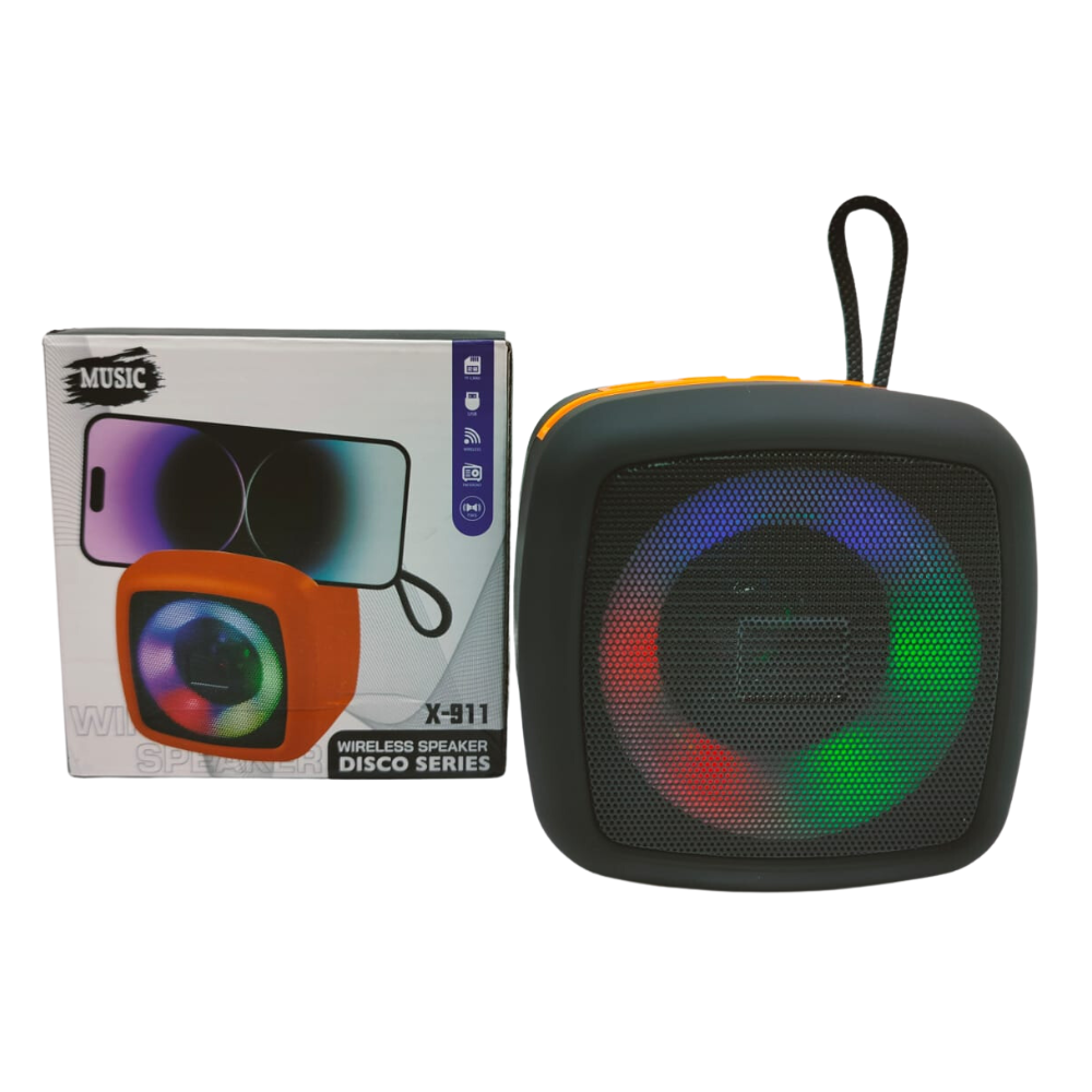 Mini Parlante Portátil Bluetooth Luz Led Porta Celular X911