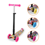 Monopatín Scooter Niños Moderna Luces Led Ref307 Plegable Seguridad