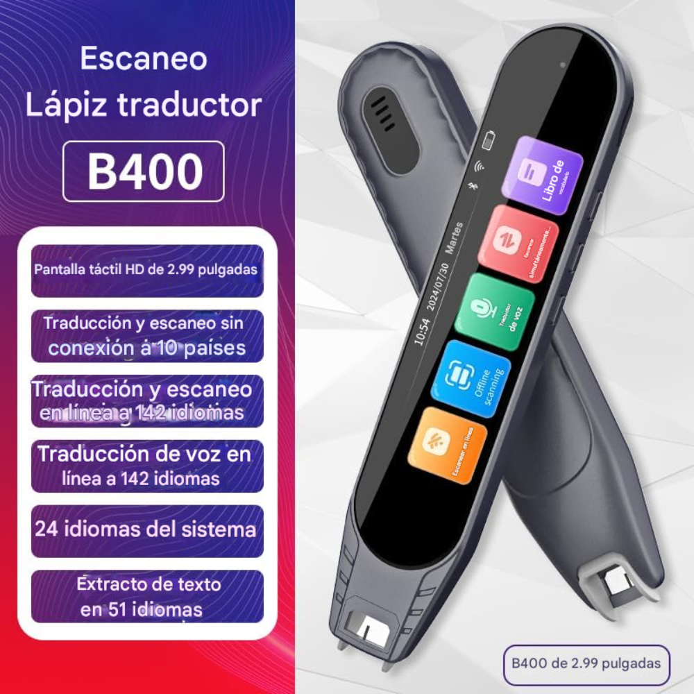 Lapiz Pluma Traductora Idiomas Texto A Voz 142 Idiomas B400