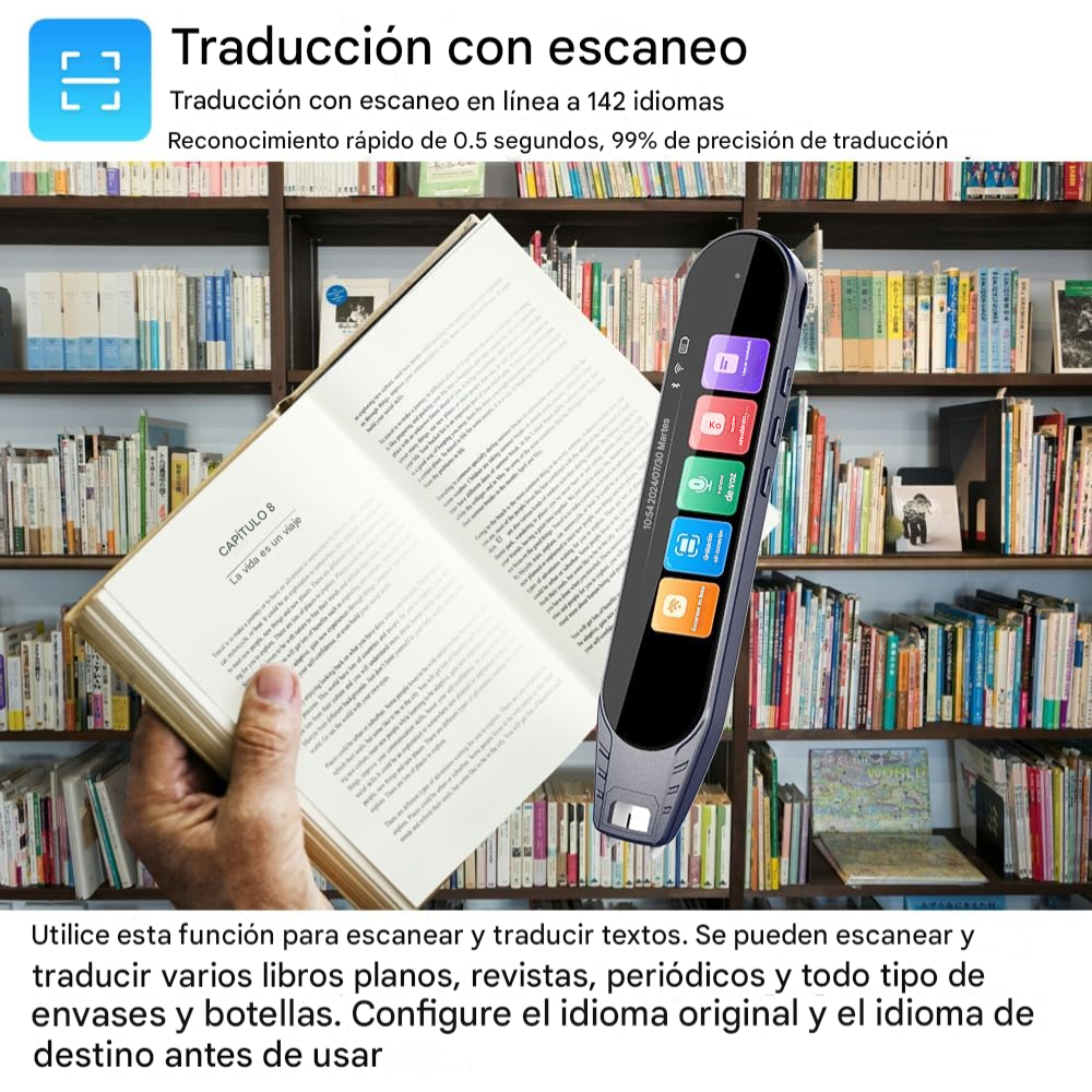 Lapiz Pluma Traductora Idiomas Texto A Voz 142 Idiomas B400