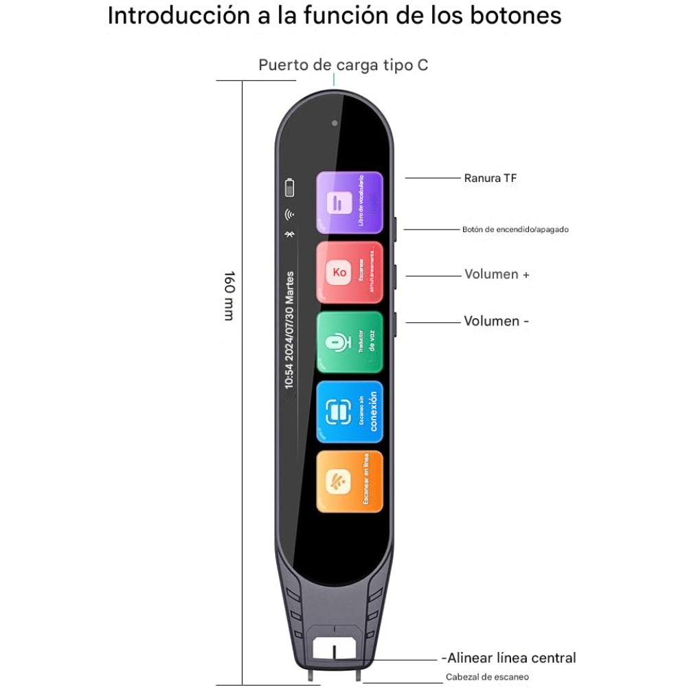 Lapiz Pluma Traductora Idiomas Texto A Voz 142 Idiomas B400