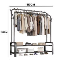 Thumbnail for Perchero Zapatero Doble Alta Resistencia 60kg Multifuncion