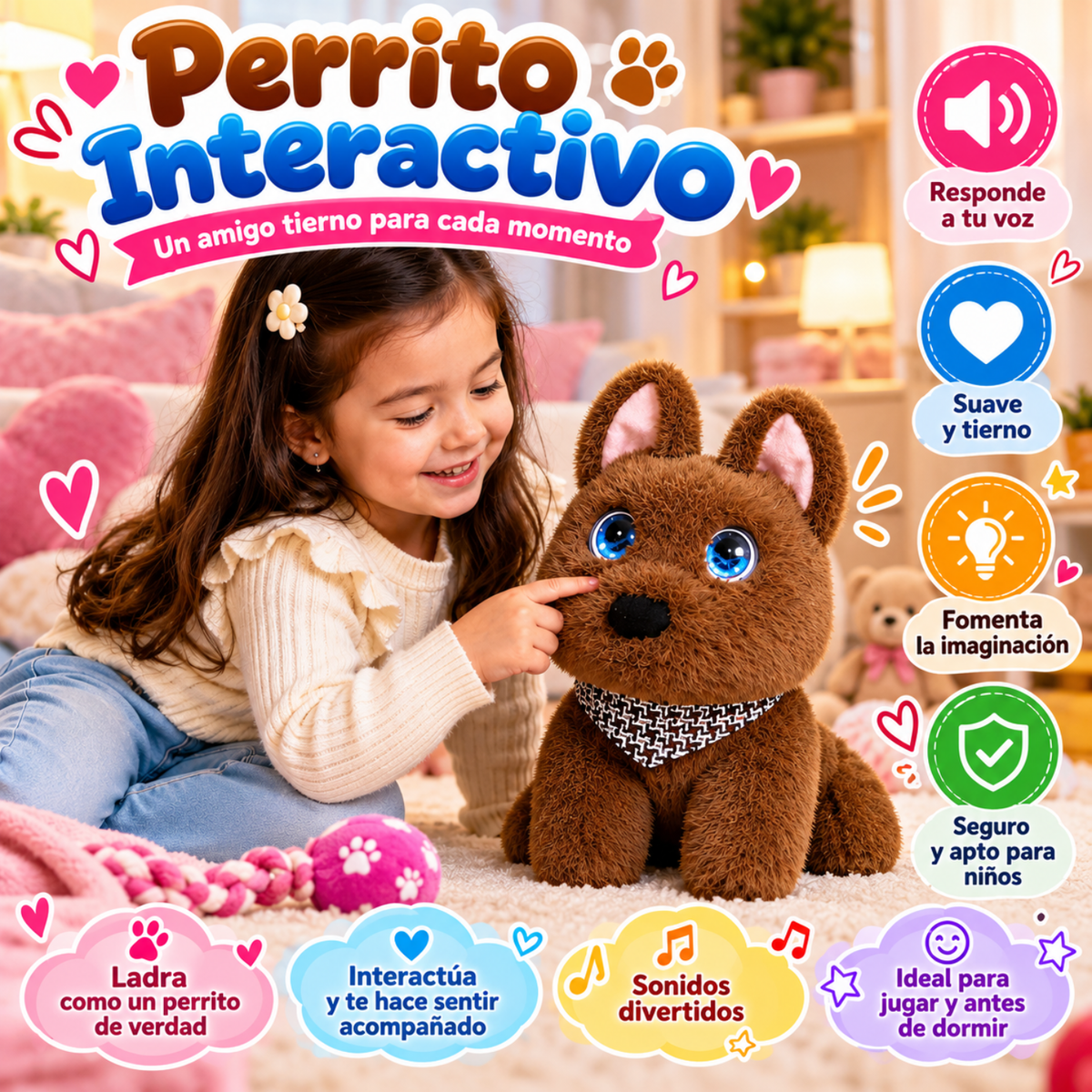 Peluche Interactivo Inteligencia Artificial Voz App Tuya Wifi