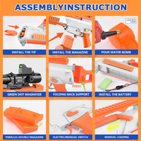 Thumbnail for Pistola Fusil De Orbeez Tiro A Tiro Ráfaga Culata Plegable