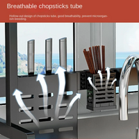 Thumbnail for Platero Escurridor De Platos Con Gabinete Para Loza