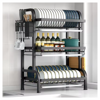 Thumbnail for Platero Escurridor De Platos Graduable Y Organizador De Loza