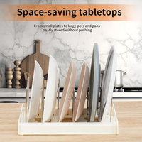 Thumbnail for Platero Graduable Retráctil Organizador Para Loza Y Ollas