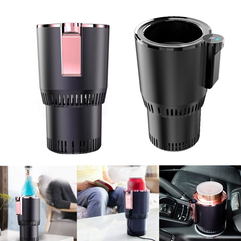 Porta Vasos Para Carro Enfría Y Calienta Electrónico Digital