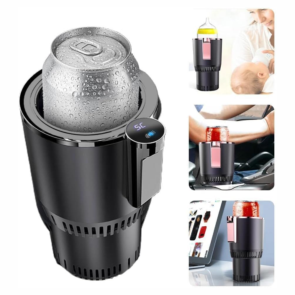 Porta Vasos Para Carro Enfría Y Calienta Electrónico Digital