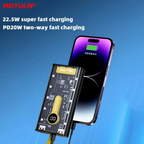 Power Bank 20000mah Multipuertos Tipo Lighting V8 Luces Led