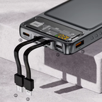 Power Bank 20000 mAh Multipuertos Tipo Lighting Tipo C 20w Digital