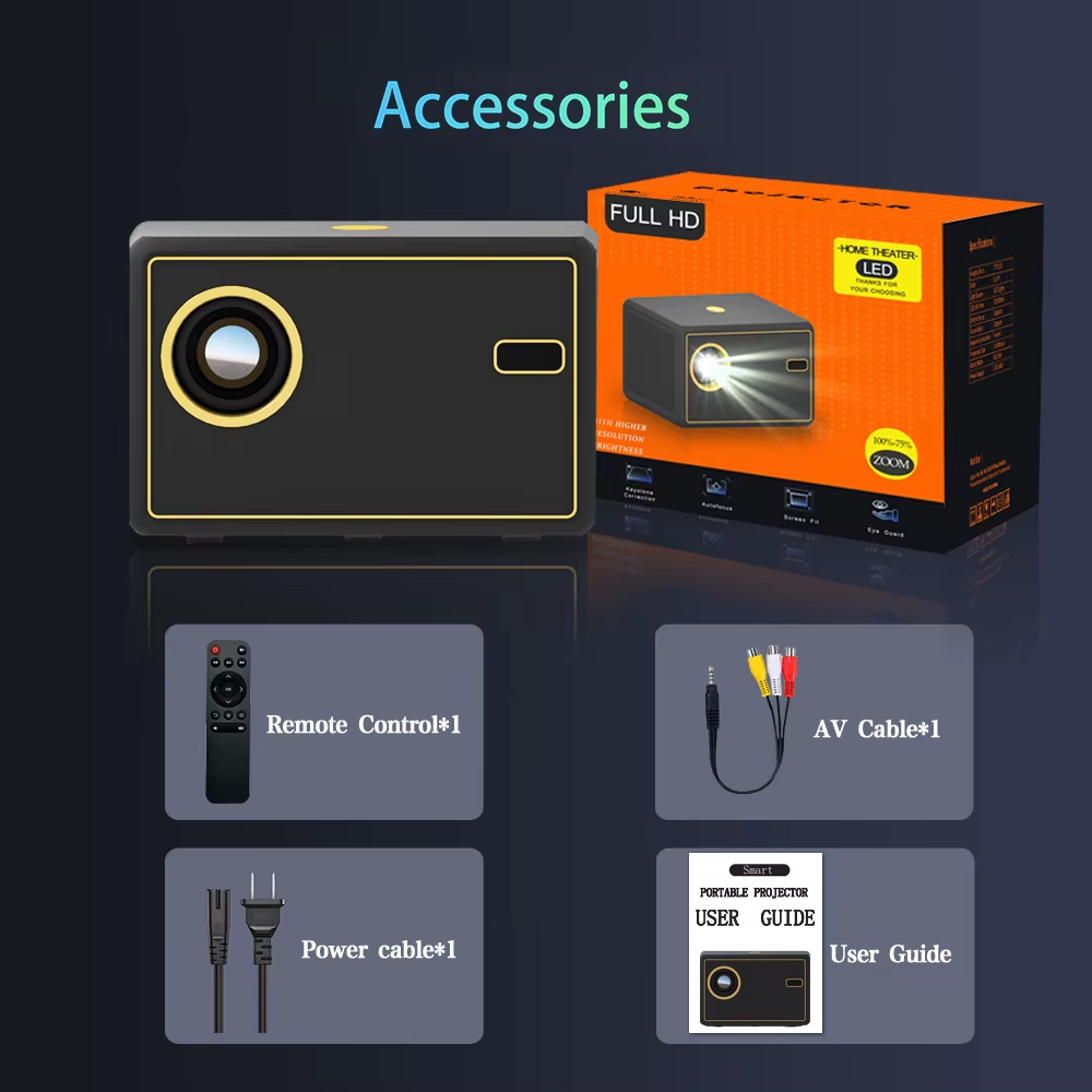 Proyector Android Video Beam 4000 Lumens Auto Enfoque Wifi