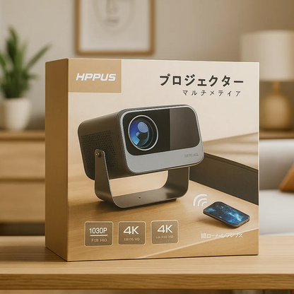Proyector Hippus M11 12000 Lúmenes 4K WiFi Bluetooth HDMI