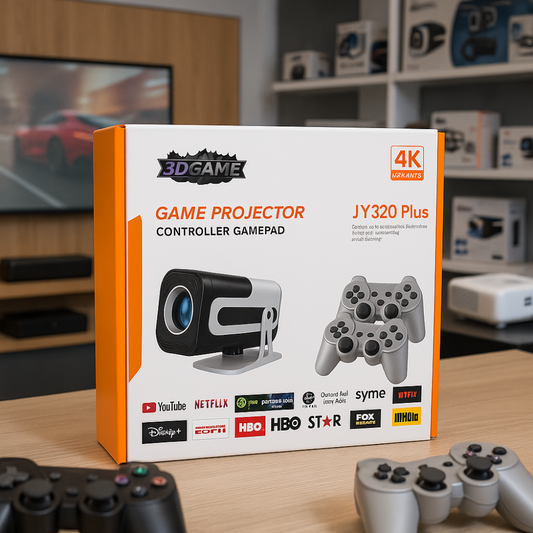Proyector 4k Video Beam Wifi Bluetooth Jy320 Con Controles