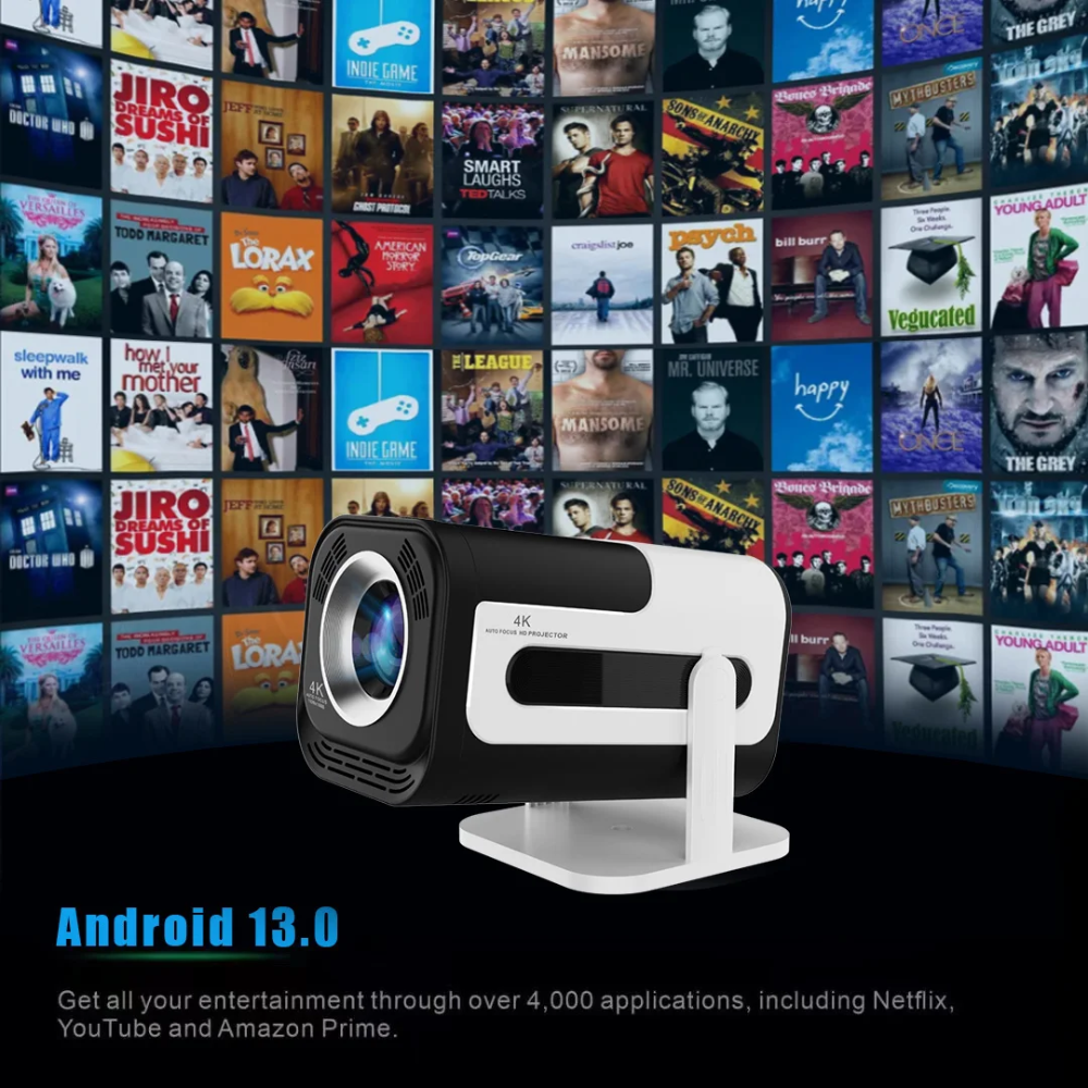 Proyector 4k Video Beam Wifi Bluetooth Jy320 Con Controles