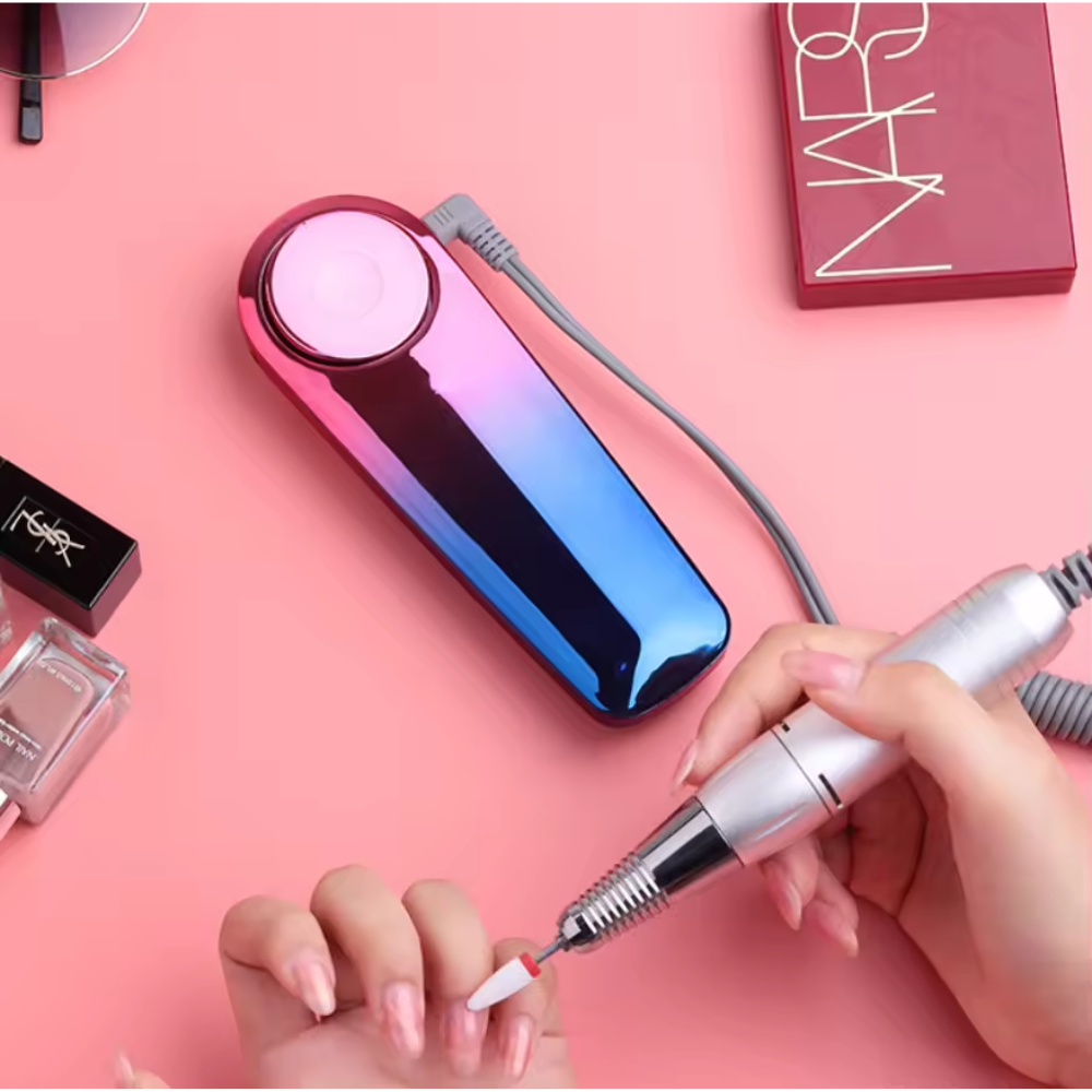 Pulidor De Uñas Profesional Recargable P10 Con Accesorios