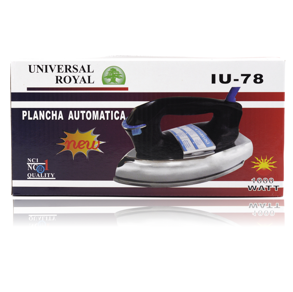 Plancha Para Ropa Automática Universal Royal Iu-78