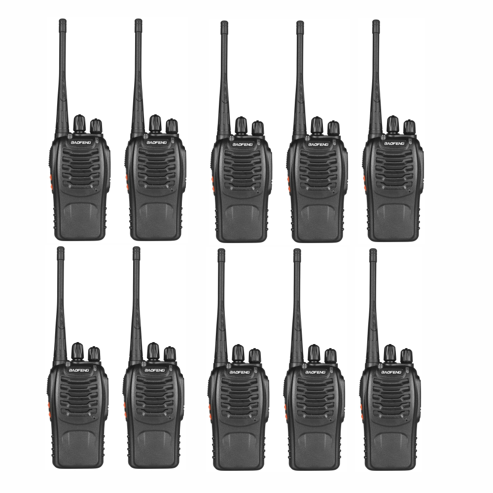 Radio Intercomunicador Baofeng 888s Uhf X10 Batería 2800mah
