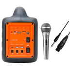 Parlante Bluetooth Solar Power Bank Micrófono Multifunción