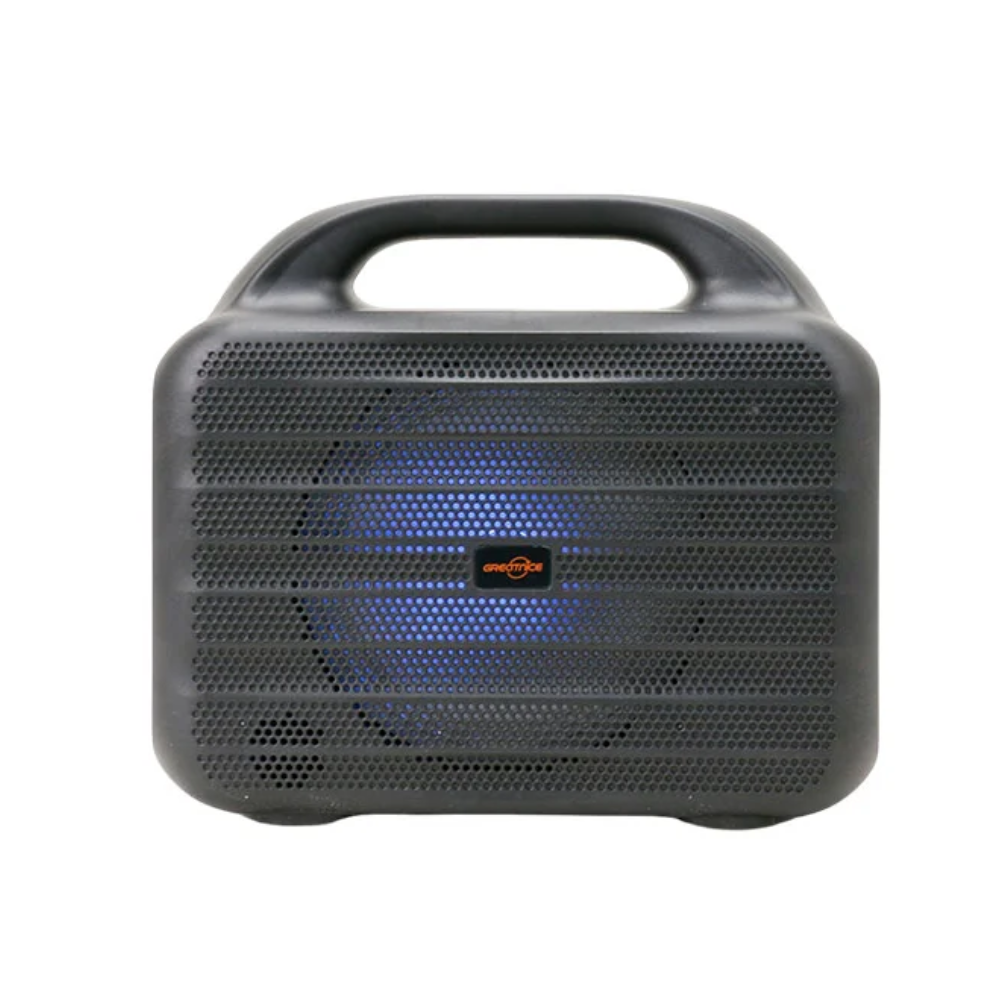 Parlante Bluetooth Solar Power Bank Micrófono Multifunción