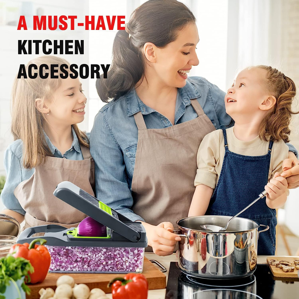 Rallador De Verduras Y Vegetales Multifuncional 16 En 1