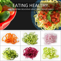 Thumbnail for Cortador Rallador De Verduras Y Frutas En Espiral Fideos