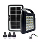 Linterna Solar Multifunción Bombillos Led Power Bank Cl-02