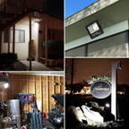 Lampara Reflector Solar 200w Con Sensor Control Remoto Gd757