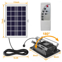 Thumbnail for Lampara Reflector Solar 200w Con Sensor Control Remoto Gd757