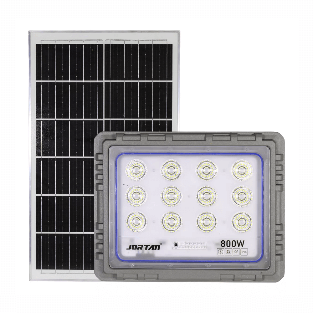 Panel Reflector Solar Jortan 800w Iluminación Led Impermeabl