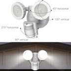 Reflector Solar Articulado Sensor Ajustable 120° Luz Blanca