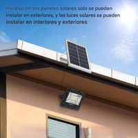 Thumbnail for 🌞Lampara Reflector Panel Solar Jortan 600w Ip66 Recargable⚡