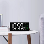 Reloj Digital Luz Led Calendario Temperatura Alarma De Pared Agregar a favoritos