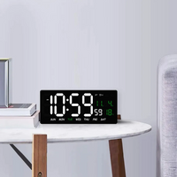 Thumbnail for Reloj Digital Luz Led Calendario Temperatura Alarma De Pared Agregar a favoritos