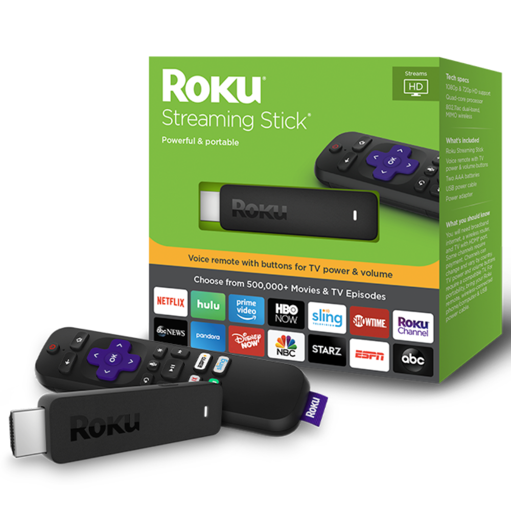 Roku Streaming Hd Comando Por Voz Convertidor A Smart