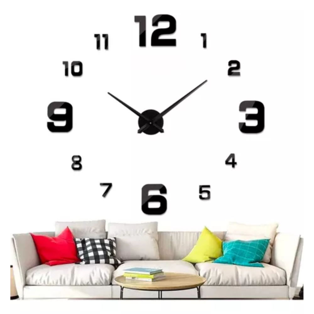 🕰️✨Reloj De Pared Decorativo 3d Grande Diseño Moderno🏠💎