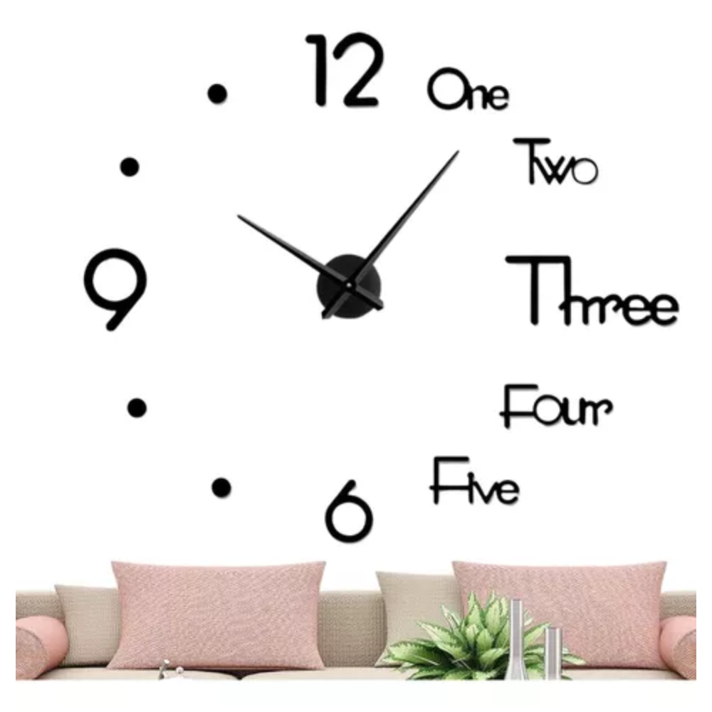 🕰️✨Reloj De Pared Decorativo 3d Grande Diseño Moderno🏠💎